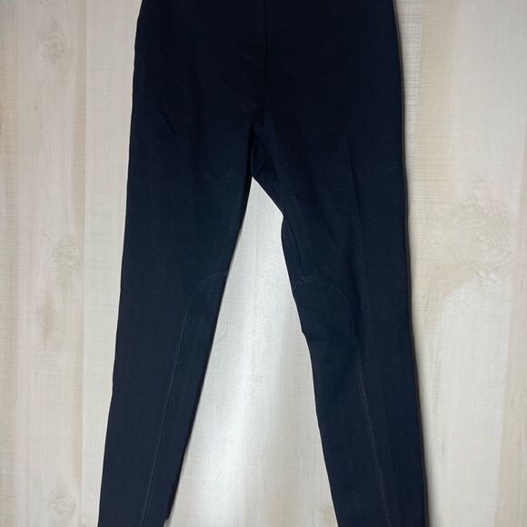 J. Crew black riding pants back exposed zipper, size 8 - Picture 5 of 15
